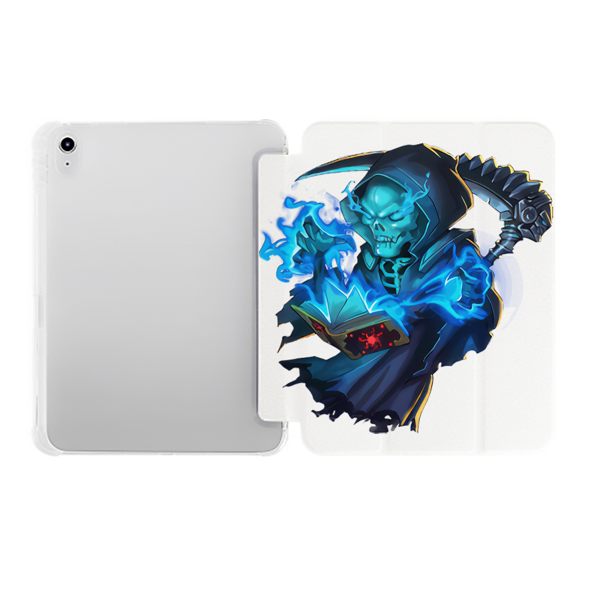 （画像用） リーグ・オブ・レジェンド League of Legends LOL IPad ケース ペン収納付き 三つ折りスタンド PUレザー×シリコン 対応機種9.5/10.5/10.9インチ